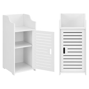 Meuble de Rangement Svanvik pour Salle de Bain à Porte 72 x 32 x 32 cm [en.casa]