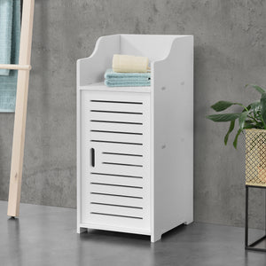 Meuble de Rangement Svanvik pour Salle de Bain à Porte 72 x 32 x 32 cm [en.casa]