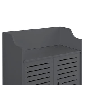 Meuble de Salle de Bain Trosa à 2 Portes 62 x 45 x 25 cm [en.casa]