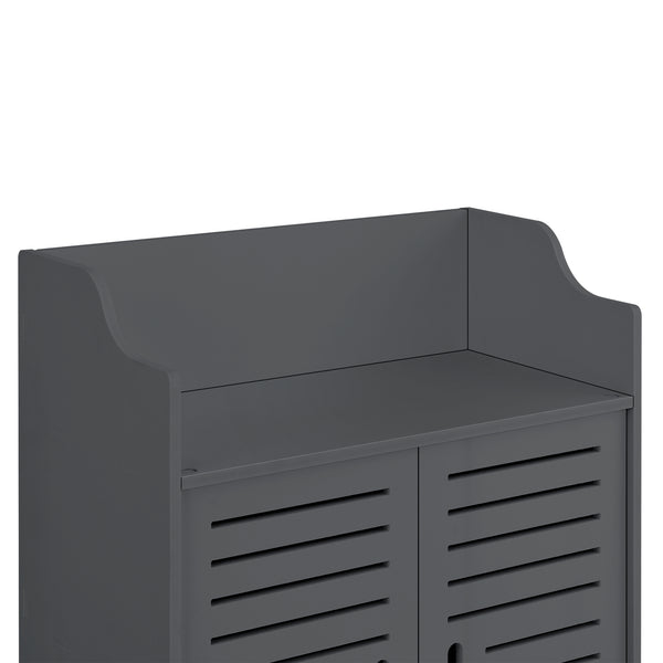 Meuble de Salle de Bain Trosa à 2 Portes 62 x 45 x 25 cm [en.casa]