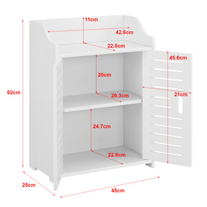 Armoire de salle de bain Trosa 62x45x25 cm WPC différentes couleurs en.casa