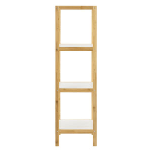 Étagère de salle de bain Balsfjord avec 3-4-5 étagères en différentes tailles Bambou [en.casa]