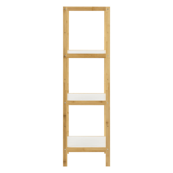 Étagère de salle de bain Balsfjord avec 3-4-5 étagères en différentes tailles Bambou [en.casa]