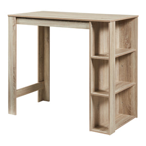 Table de Bar Danderyd 3 Étagères 120x60x106 cm Plusieurs couleurs [en.casa]