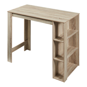 Table de Bar Danderyd 3 Étagères 120x60x106 cm Plusieurs couleurs [en.casa]