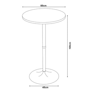 Table de bar Vantaa 100x60 cm [en.casa]