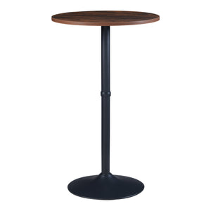 Table haute ronde Vantaa acier MDF 100 x 60 cm [en.casa]