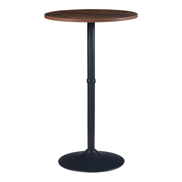Table haute ronde Vantaa acier MDF 100 x 60 cm [en.casa]
