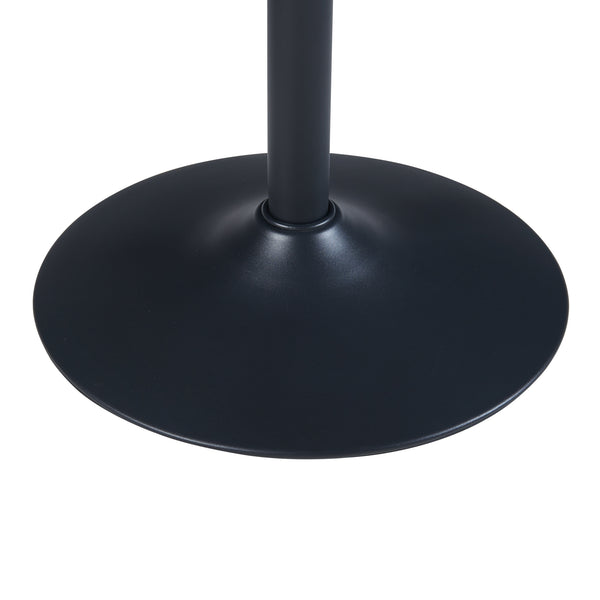 Table haute ronde Vantaa acier MDF 100 x 60 cm [en.casa]
