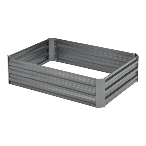 Plate-bande Roermond 120x90x30cm Acier Anthracite [en.casa]