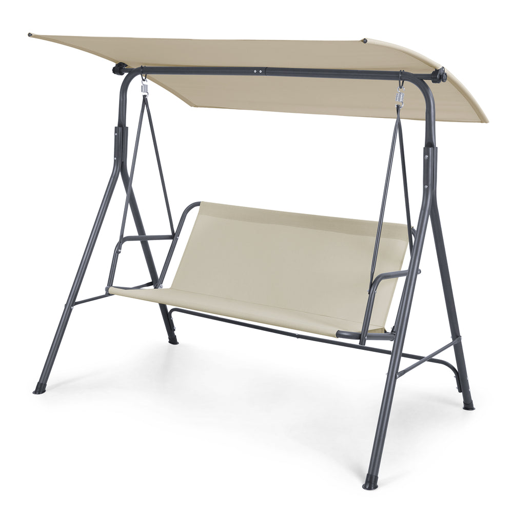 Balancelle Hollywood Satten 3 places [en.casa]