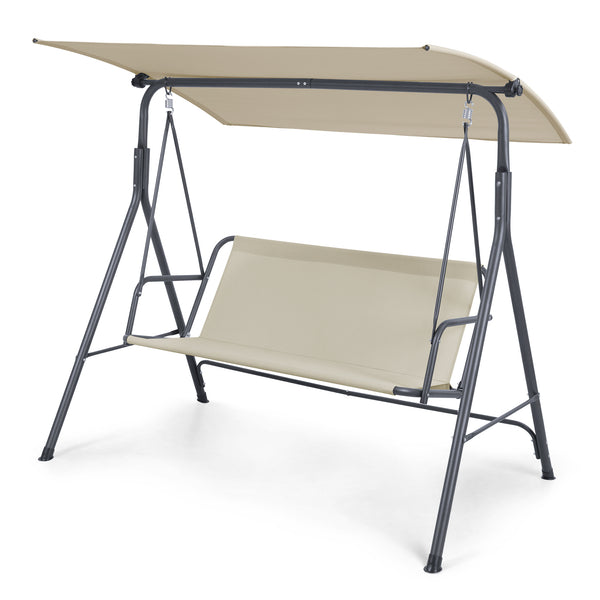 Balancelle Hollywood Satten 3 places [en.casa]