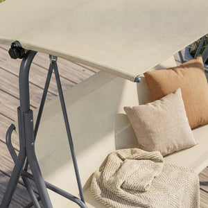 Balancelle Hollywood Satten 3 places [en.casa]