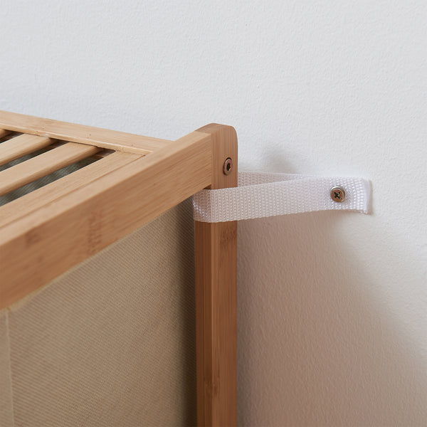 Commode Maldon avec tiroirs en tissu Naturel/Beige [en.casa]