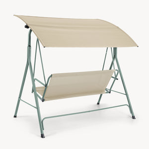 Balancelle Satten pour 3 personnes 173 x 119 x 153 cm [en.casa] 