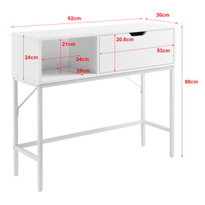 Table console Tranemo 92 x 30 x 80 cm Couleurs différentes [en.casa]