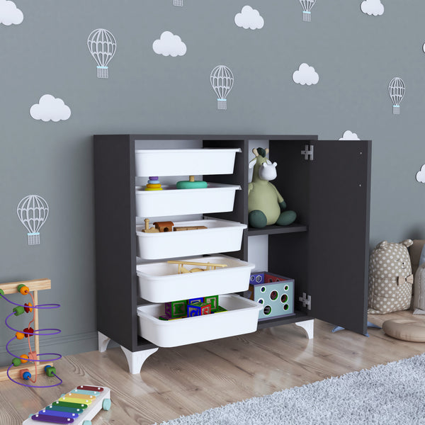 Armoire d'appoint Aurland 78,5x77x30cm en différentes couleurs [en.casa]