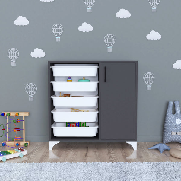 Armoire d'appoint Aurland 78,5x77x30cm en différentes couleurs [en.casa]