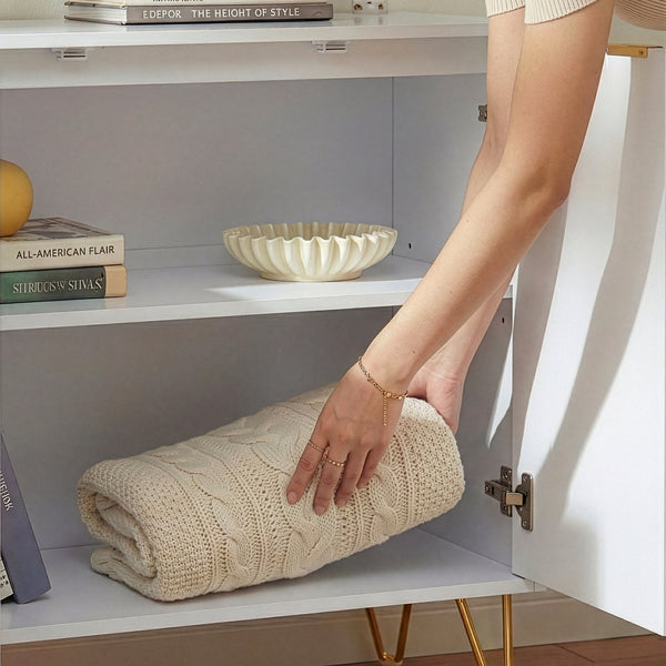 Buffet Trondi 75 x 80 x 40 cm [en.casa]