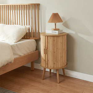 Table de chevet Nordkapp 20 x 23 x 30 cm naturel [en.casa]