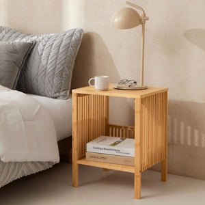 Table d'appoint Varde Bambou [en.casa]