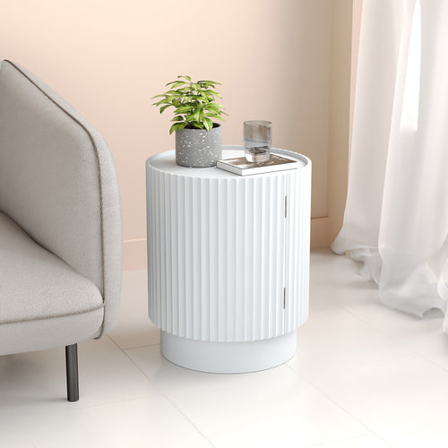 Table d'appoint Rill avec porte [en.casa]