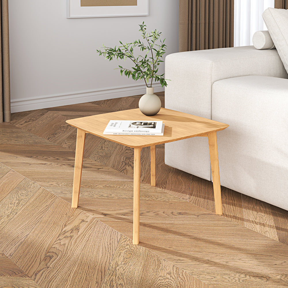 Table d'appoint Haad 45 x 50 x 50 cm bambou naturel [en.casa] 