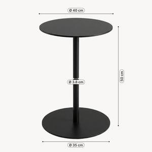 Table d'appoint Nastätten 50 x 50 x 38 cm [en.casa]