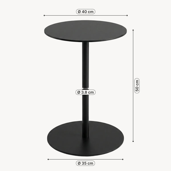 Table d'appoint Nastätten 50 x 50 x 38 cm [en.casa]