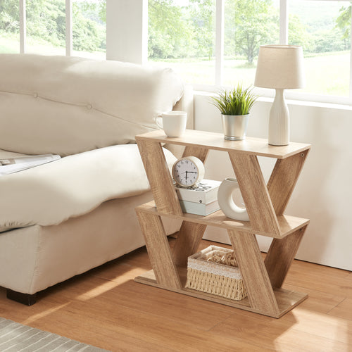 Beistelltisch Nome 60x22x57cm Eicheoptik [en.casa] - premiumXL