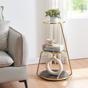 Beistelltisch Sipoo 74x46x37cm in versch. Farben [en.casa] - premiumXL