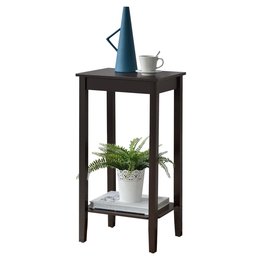 Table d’appoint Thun 74x38x30 cm MDF couleur café en.casa - premiumXL