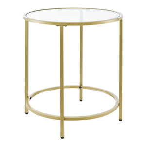 Table Basse Ronde Ähtäri pour Salon 50 x 55 cm [en.casa]