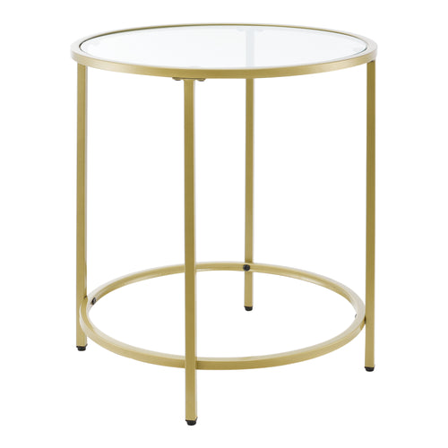 Table Basse Ronde Ähtäri pour Salon 50 x 55 cm [en.casa]