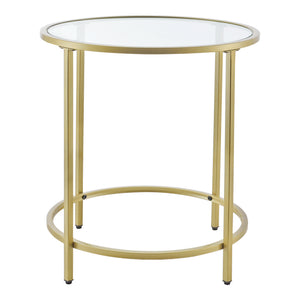 Table Basse Ronde Ähtäri pour Salon 50 x 55 cm [en.casa]