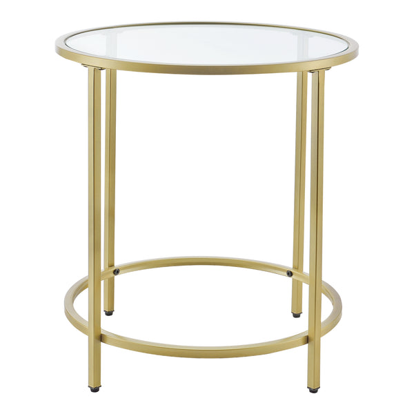 Table Basse Ronde Ähtäri pour Salon 50 x 55 cm [en.casa]