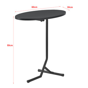 Table d'appoint ovale Karlebo 55 x 60 x 30 cm [en.casa]