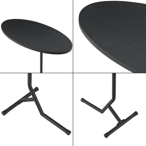 Table d'appoint ovale Karlebo 55 x 60 x 30 cm [en.casa]