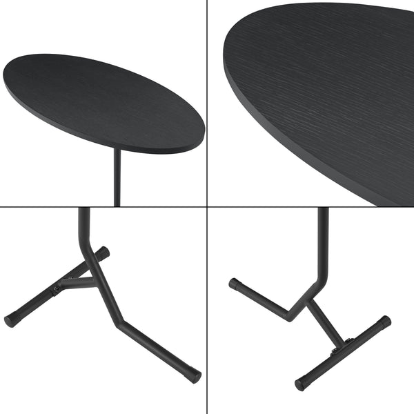 Table d'appoint ovale Karlebo 55 x 60 x 30 cm [en.casa]