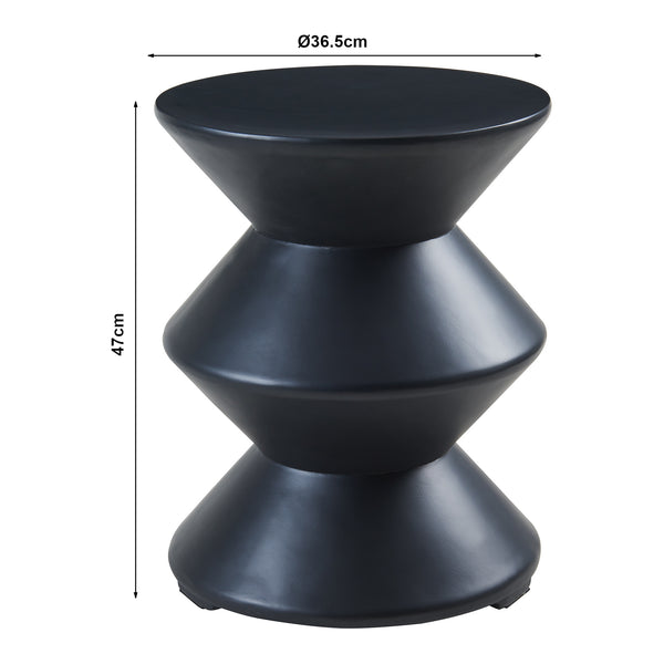 Table d'appoint Kyppeslo 47 x 37 cm [en.casa] 