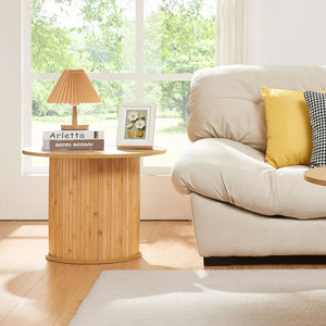 Table d'appoint Ledepid Nature [en.casa]