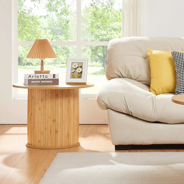 Table d'appoint Ledepid Nature [en.casa]