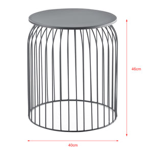 Lot de 3 Tables Gigognes Amherst 40x40x46 cm Plusieurs couleurs [en.casa]