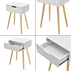 Table de Chevet Östersund 60 x 40 x 30 cm Plusieurs couleurs [en.casa]
