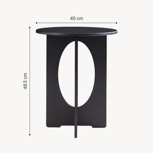 Table d'appoint Podeldsvin 49 x 40 cm [en.casa] 