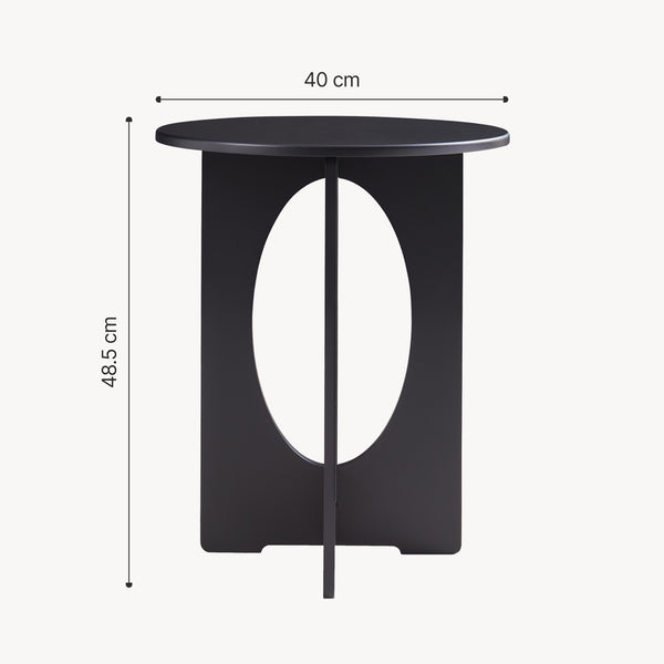 Table d'appoint Podeldsvin 49 x 40 cm [en.casa] 