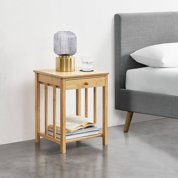 Table d'appoint Ranua Bambou Nature [en.casa]