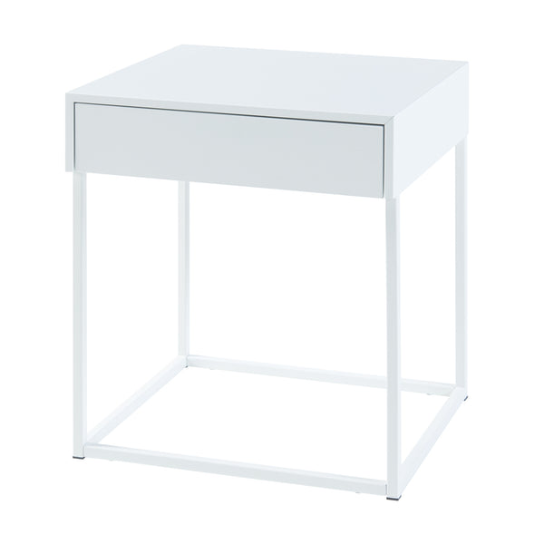 Table d'appoint Rautjärvi 50x43x41cm en acier en différentes couleurs [en.casa]