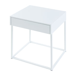 Table d'appoint Rautjärvi 50x43x41cm en acier en différentes couleurs [en.casa]