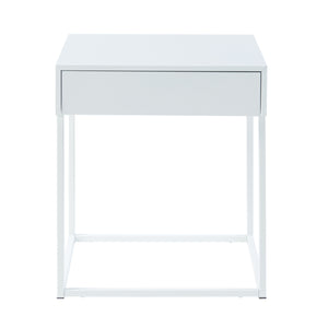 Table d'appoint Rautjärvi 50x43x41cm en acier en différentes couleurs [en.casa]